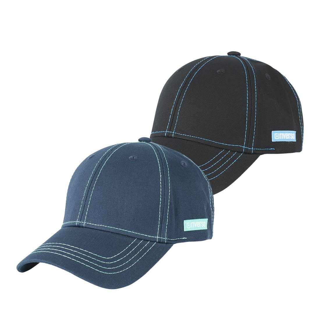 riverso Baseball Cap Herren Cap RIVNoel Basic (2-St) Baseballcap aus 100% Baumwolle