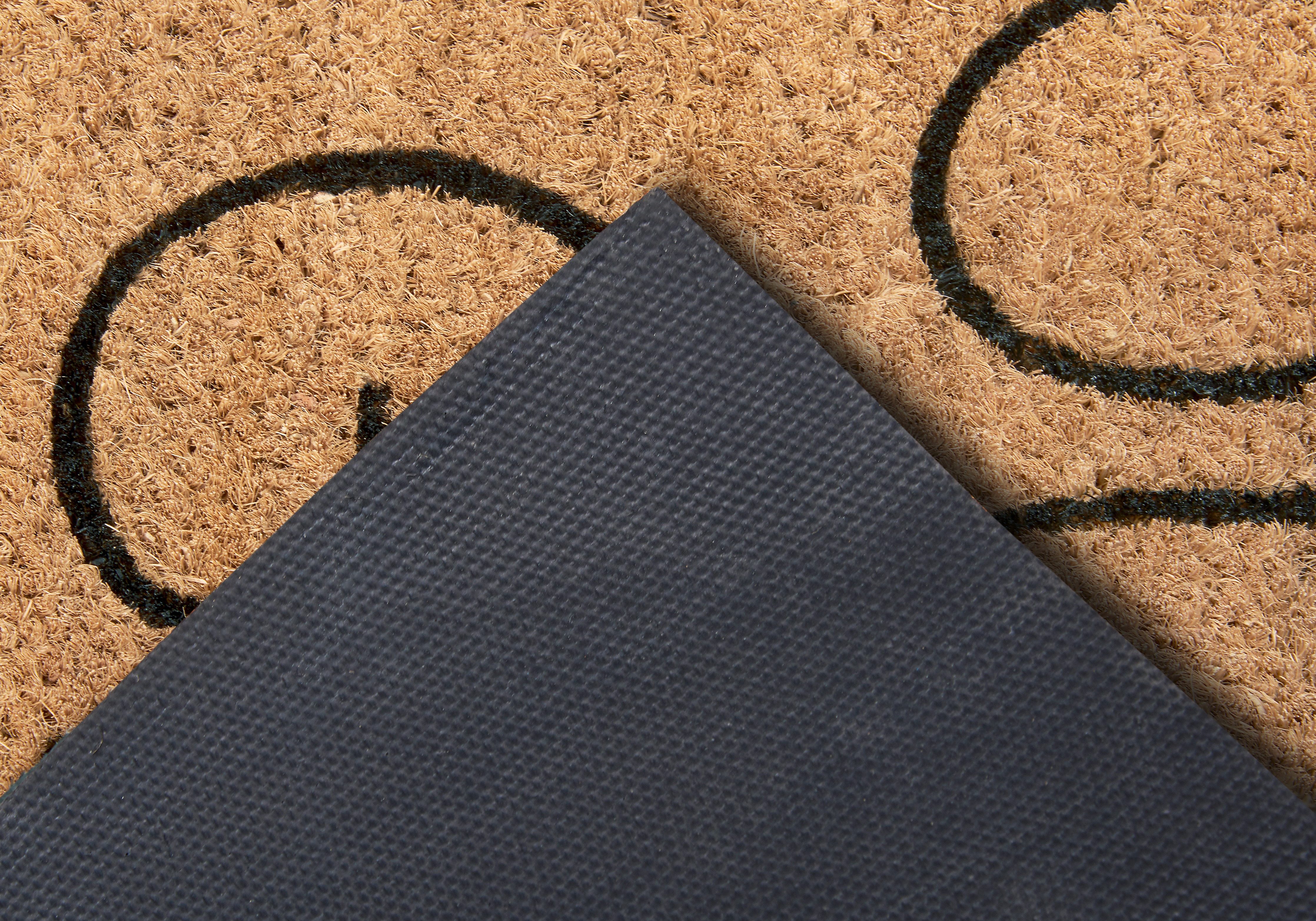 HANSE Home Fußmatte Mix Mats Kokos Gin, Türmatte, rechteckig, Höhe: 15 mm, Kokos, Schmutzfangmatte, Outdoor, Rutschfest, Innen, Kokosmatte, Flur – Bild 4 von 5