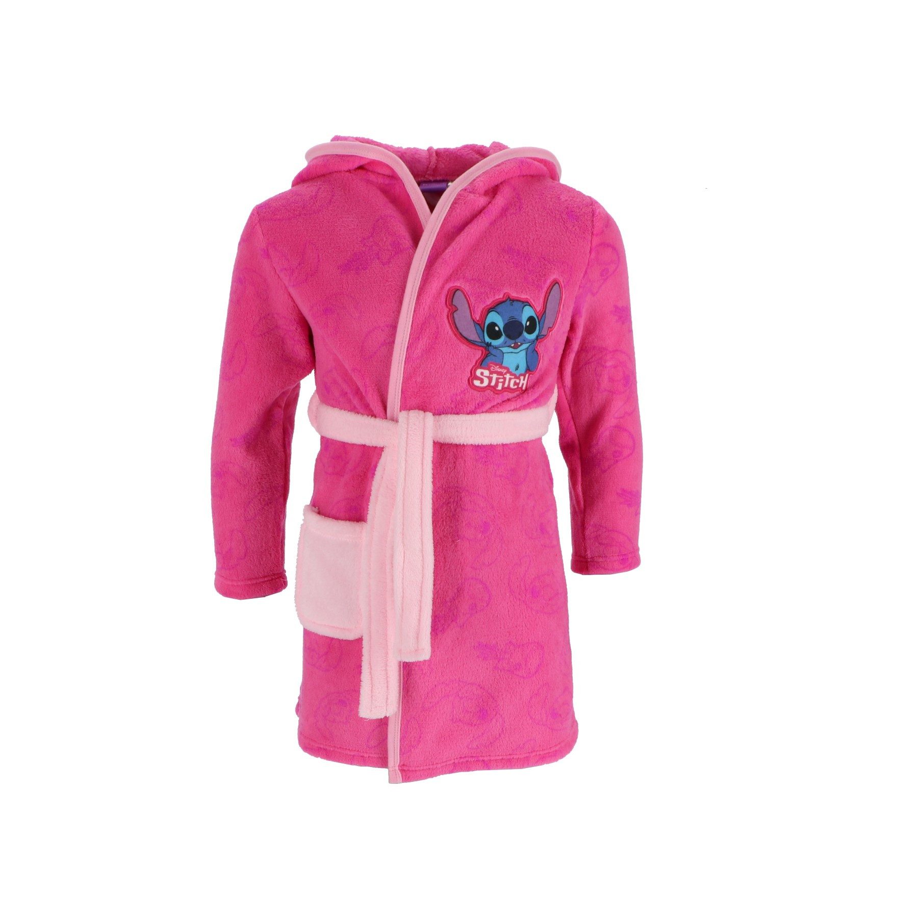 Lilo & Stitch Kinderbademantel Coral Fleece Bademantel für Kinder