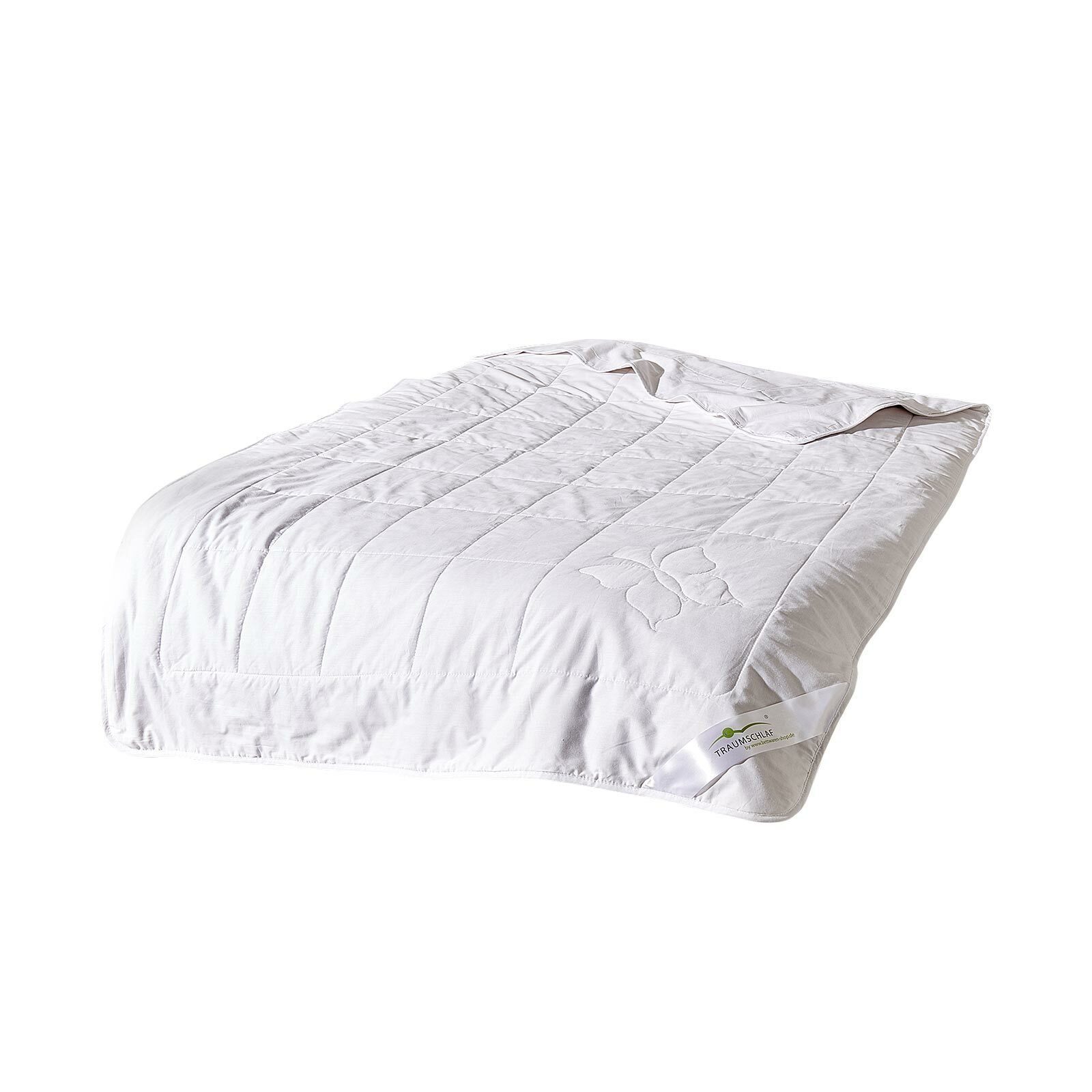 TRAUMSCHLAF Naturfaserbettdecke Kokon, Füllung: 100% Seide, Bezug: Baumwolle, ideale Sommerdecke für die warmen Monate