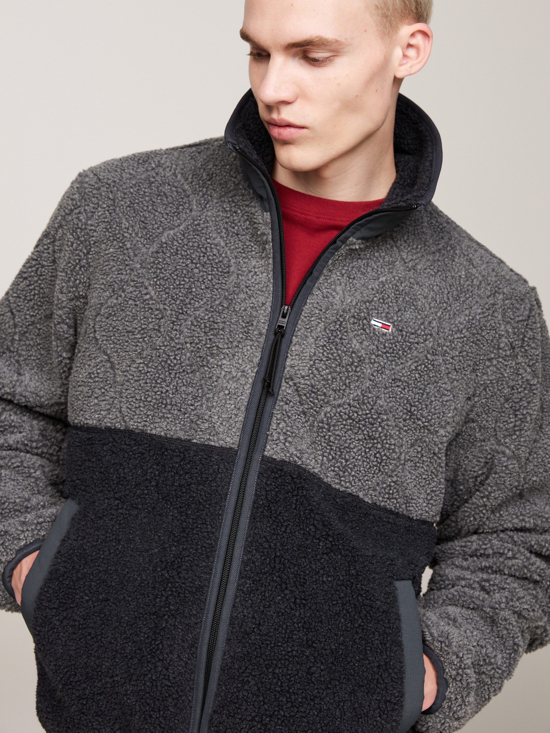 Tommy Jeans Kurzjacke TJM TEDDY ESSENTIAL günstig online kaufen
