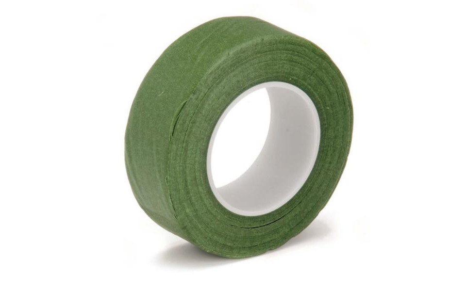 Glorex Bastelnaturmaterial Glorex Floristikband grün, 25,4 mm