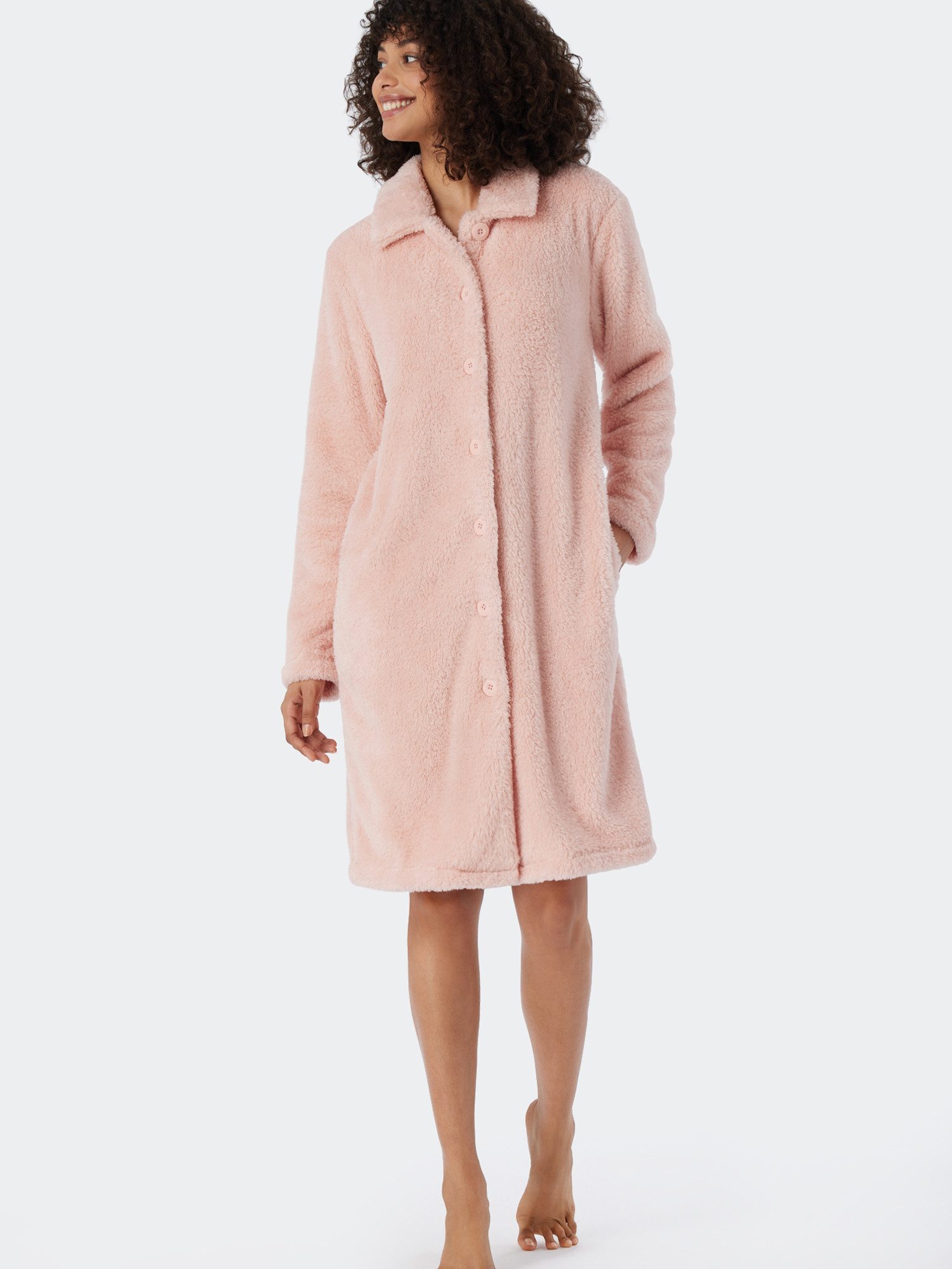 Schiesser Bademantel Teddy Fleece günstig online kaufen