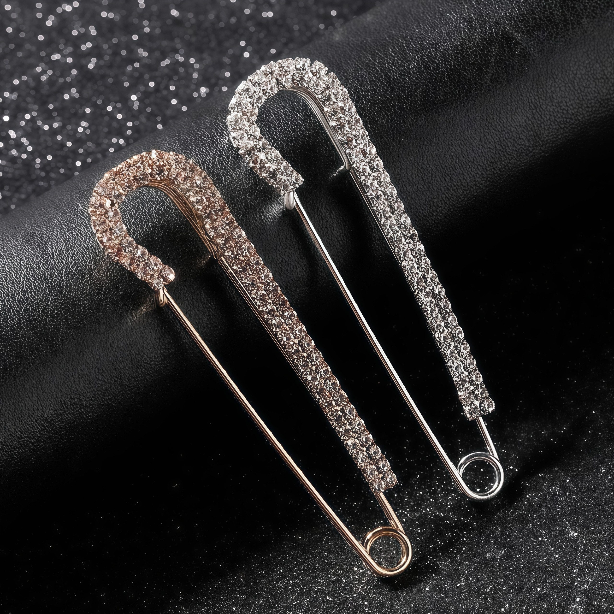 FOUORTUNATE-BEE Brosche 2er-Set Damen-Broschen mit Kristallen – modisches O günstig online kaufen