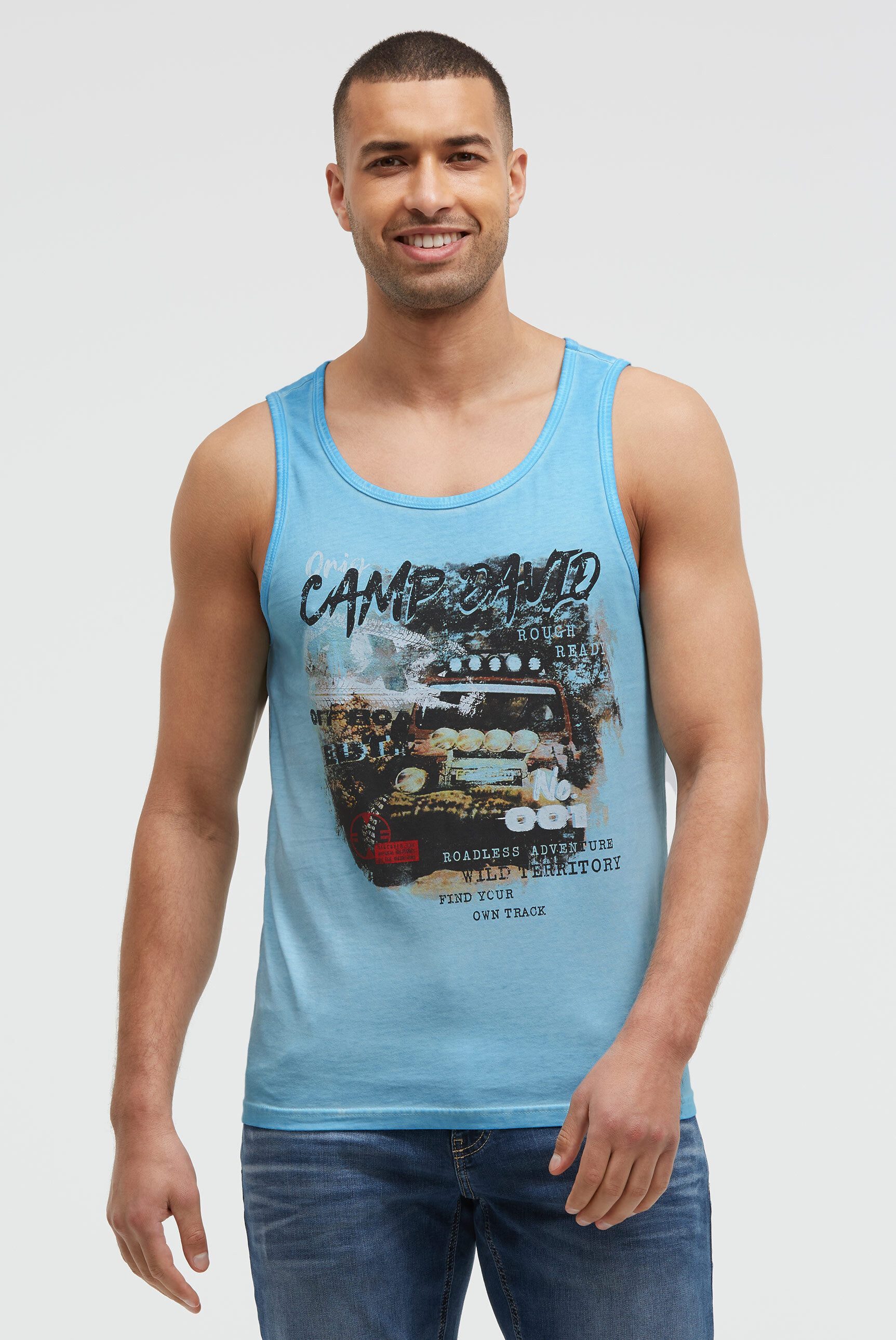CAMP DAVID Tanktop aus Baumwolle