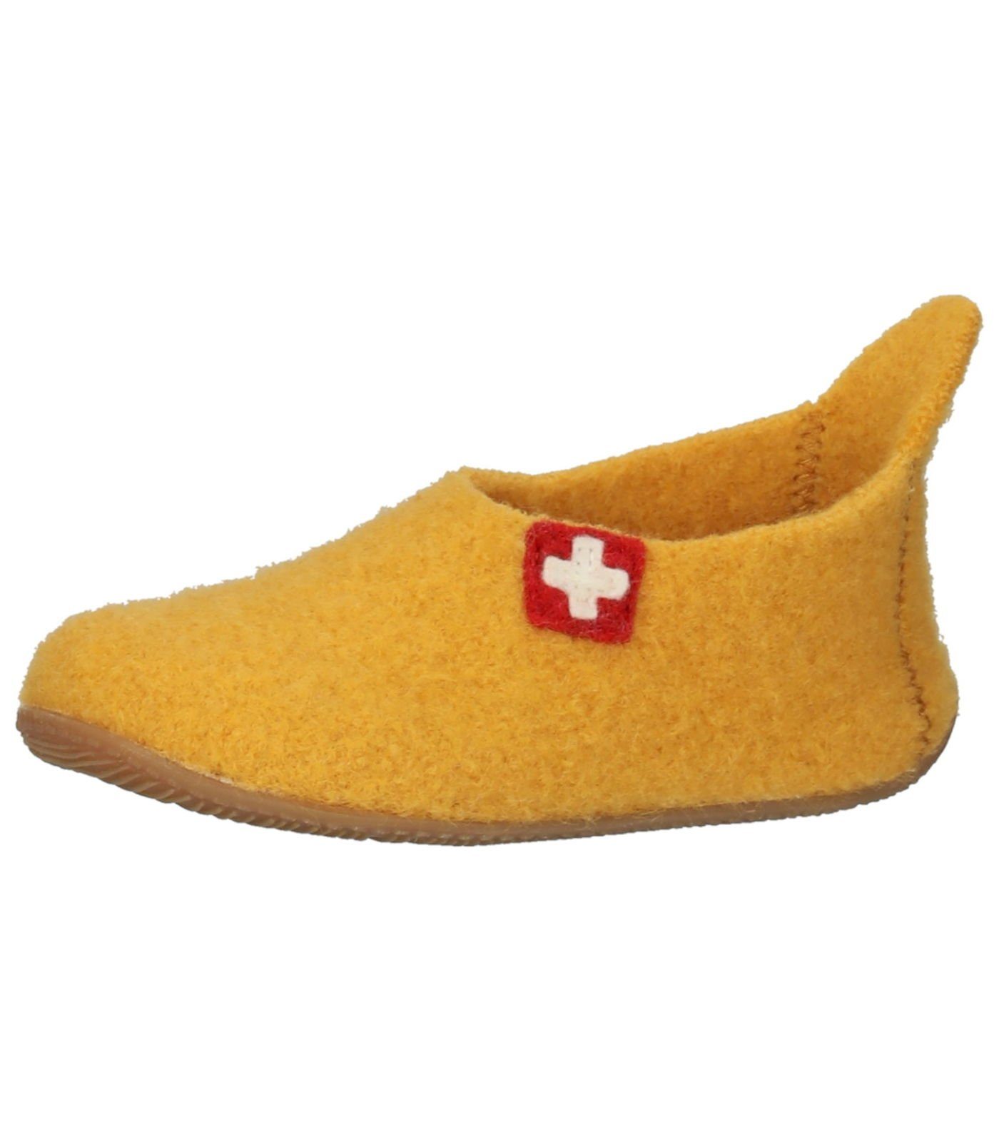 Gelb Hausschuhe Kitzbühel Living Schurwolle Hausschuh