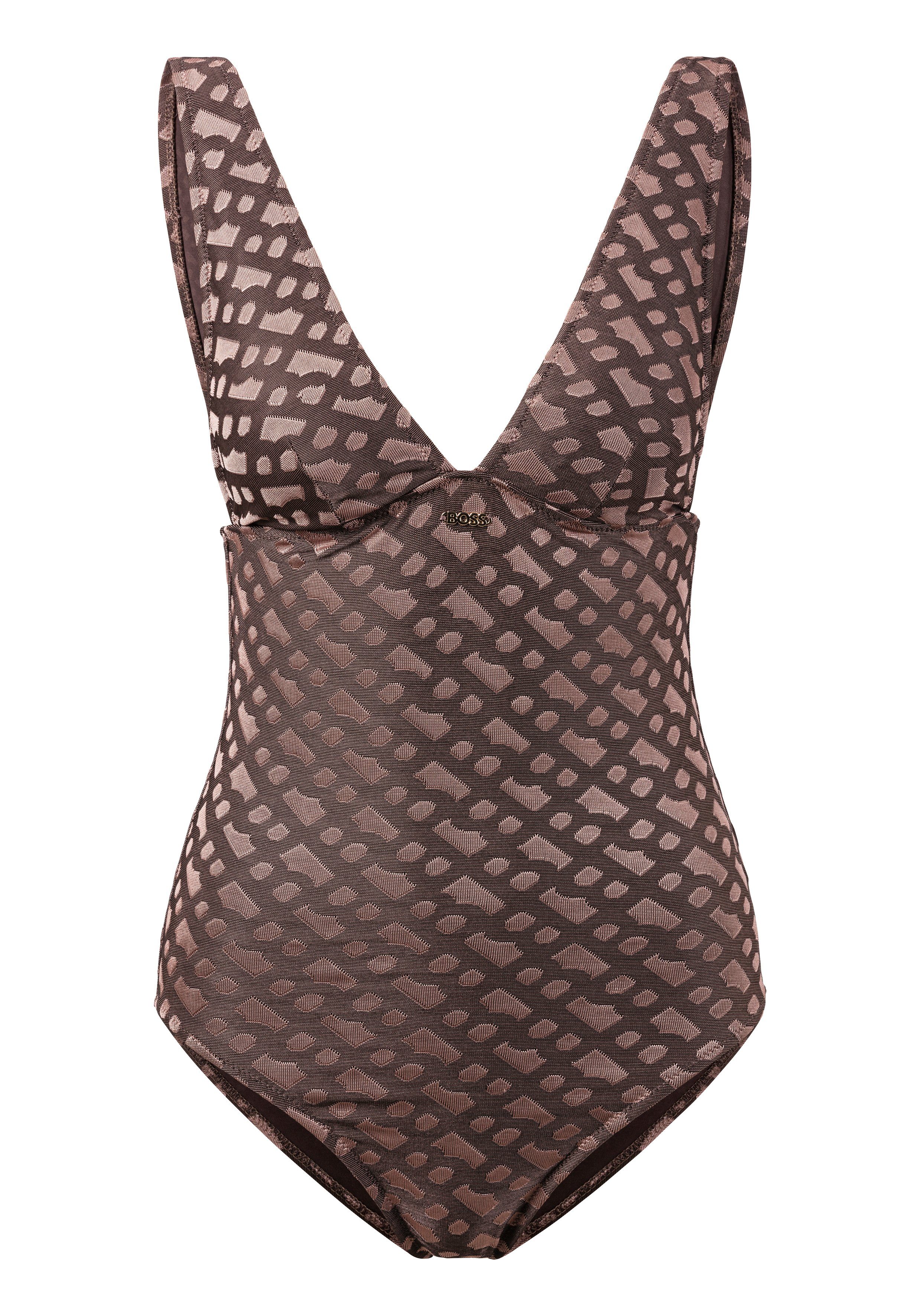 BOSS Badeanzug BEATRIX SWIMSUIT mit Markenlabel günstig online kaufen