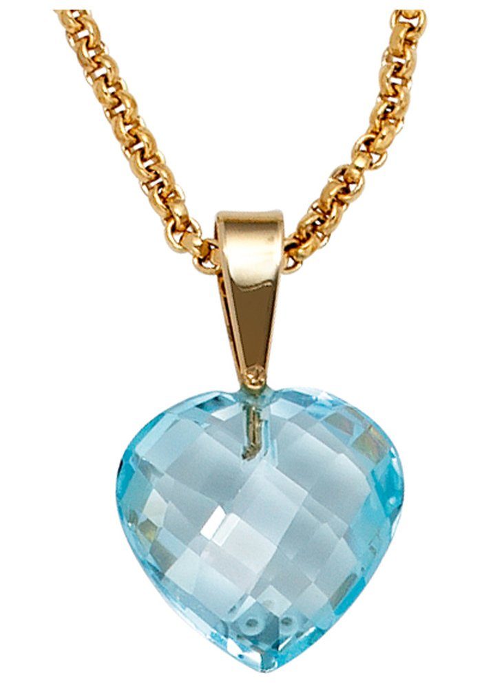 JOBO Herzanhänger Anhänger Herz, 585 G...