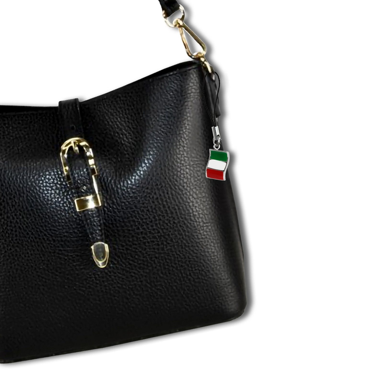 FLORENCE Umhängetasche Florence Damen Umhängetasche Leder Tasche (Umhängetasche), Damen Leder Umhängetasche, schwarz ca. 23cm