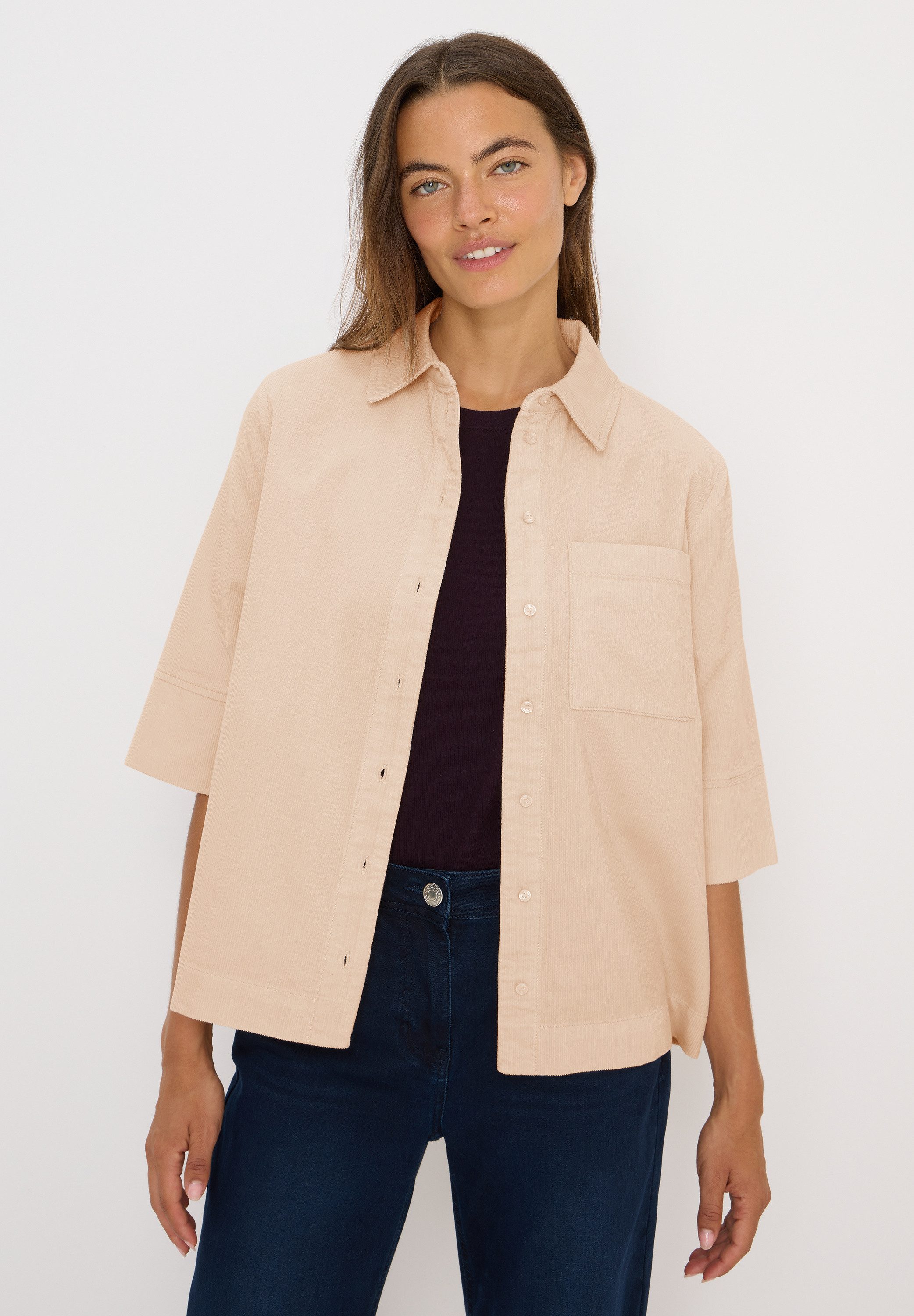 CECIL Shirtbluse aus reiner Baumwolle