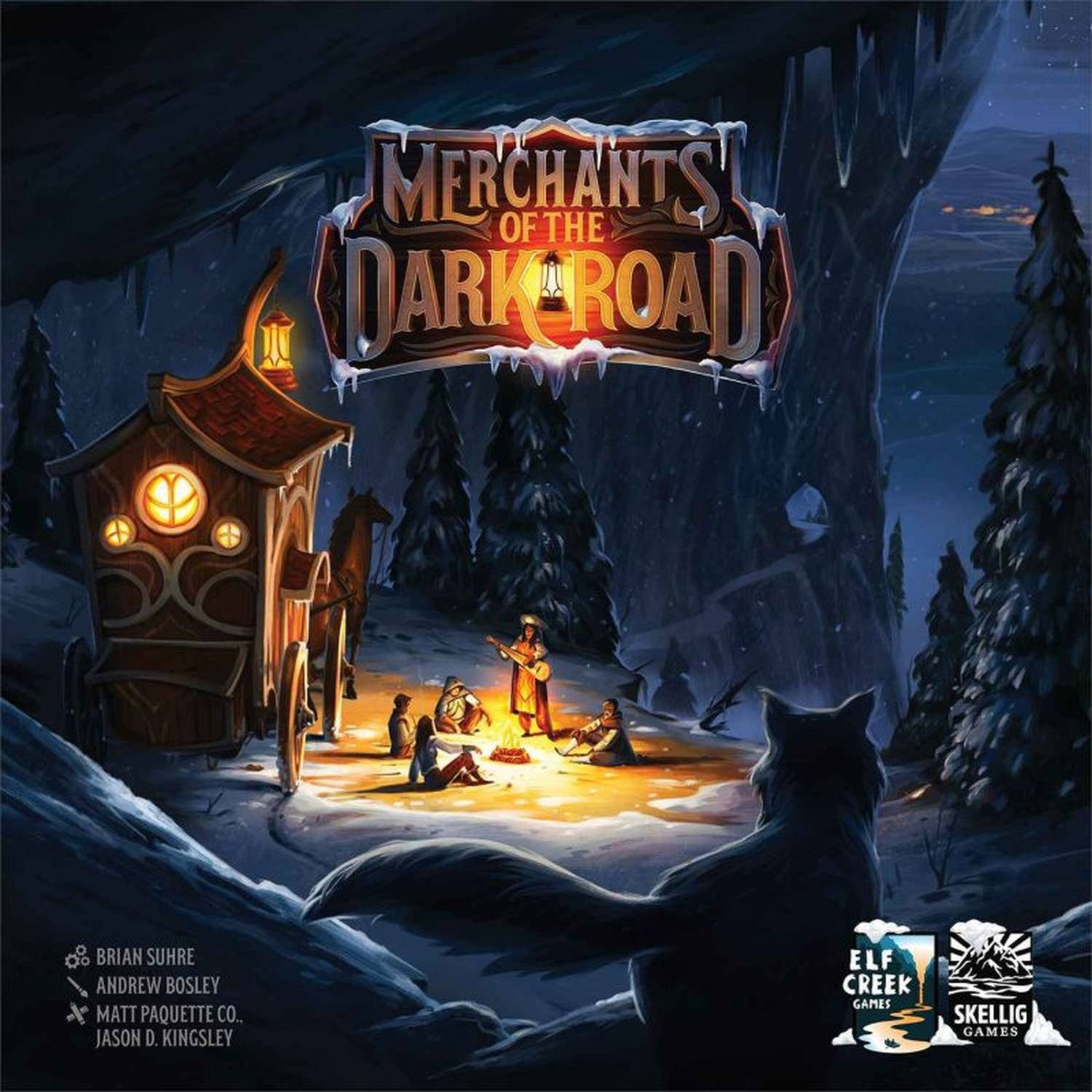 Skellig Games Spiel Merchants of the Dark Road Brettspiel Strategie Handel