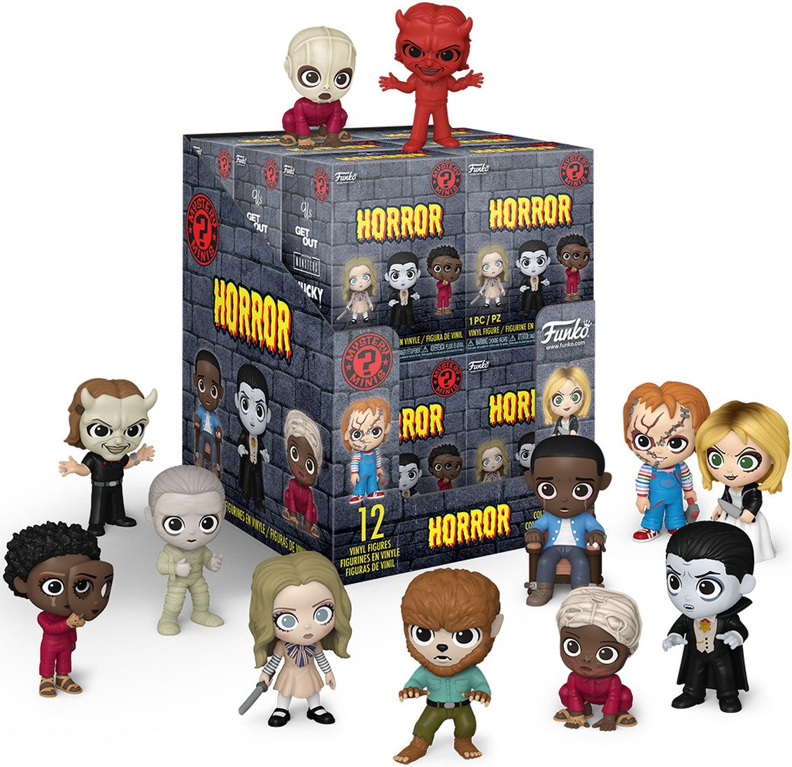 Funko Merchandise-Figur NBCU Horror Mystery Mini Vinyle