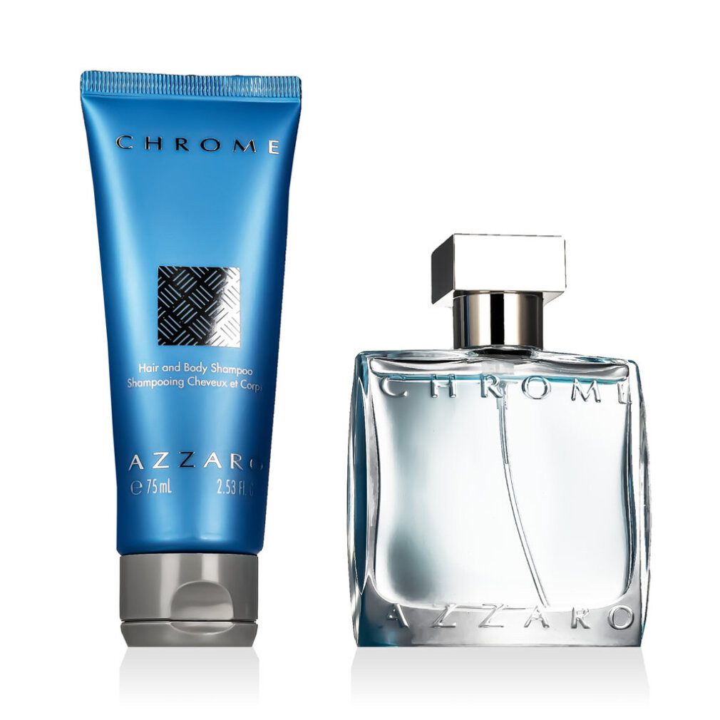 Azzaro Duft-Set Azzaro Chrome EDT 50 ml + SG 75 ml (Mann)