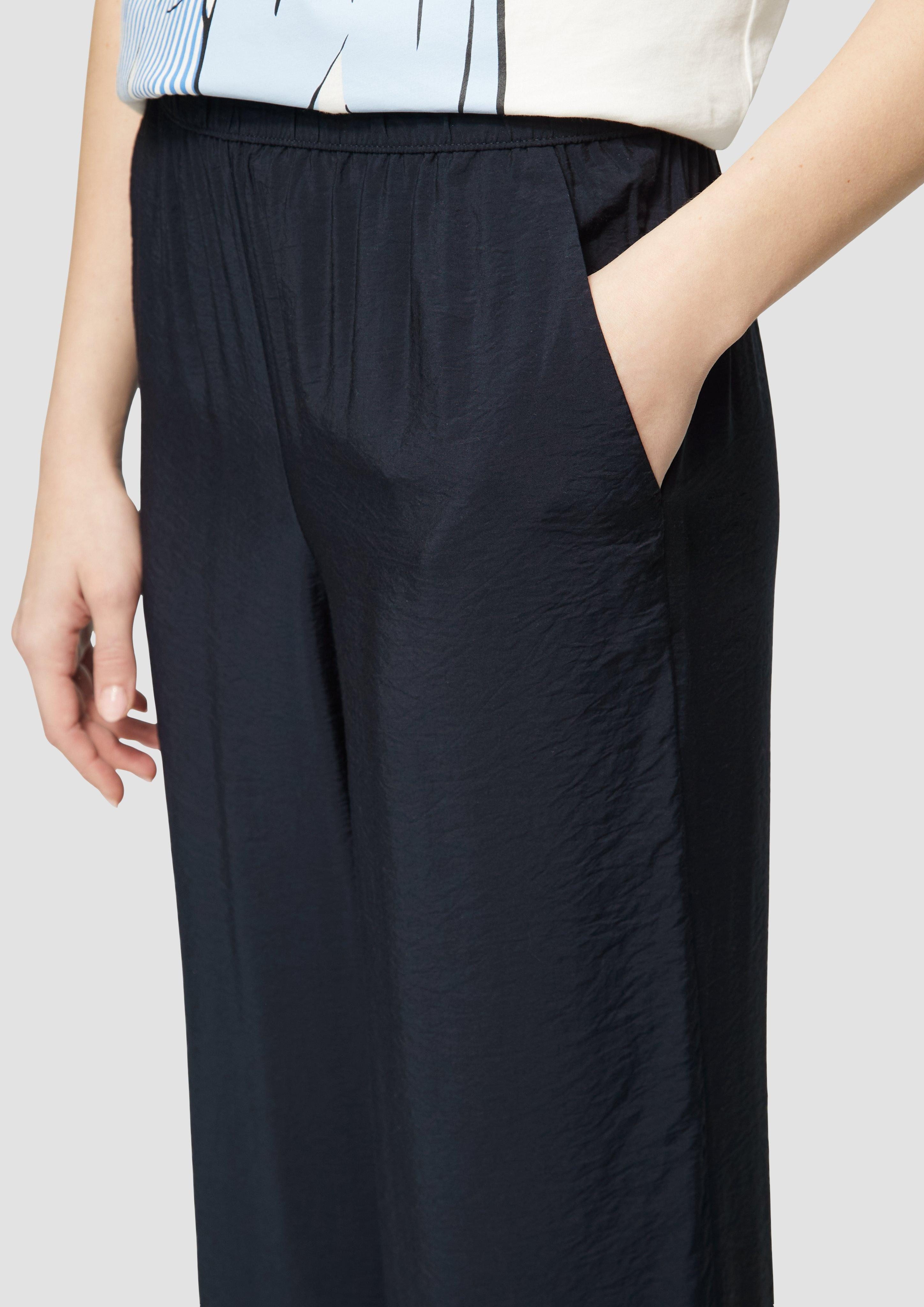 s.Oliver Culotte - Strukturierte Culotte in Relaxed günstig online kaufen