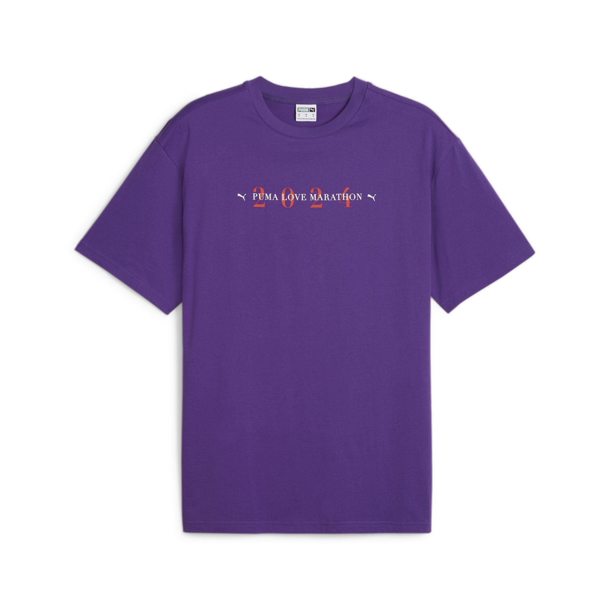 PUMA T-Shirt LOVE MARATHON Grafik-T-Shirt Erwachsene