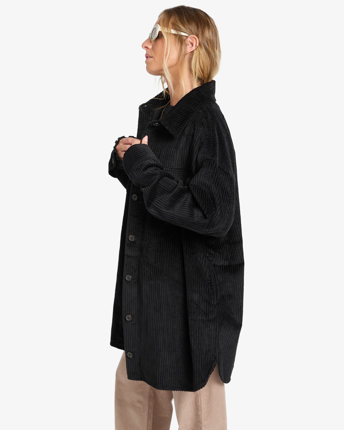 Billabong Hemdblusenkleid WINTER OCEAN sportlicher Stil, für Freizeit und Bewegung, aus Baumwolle