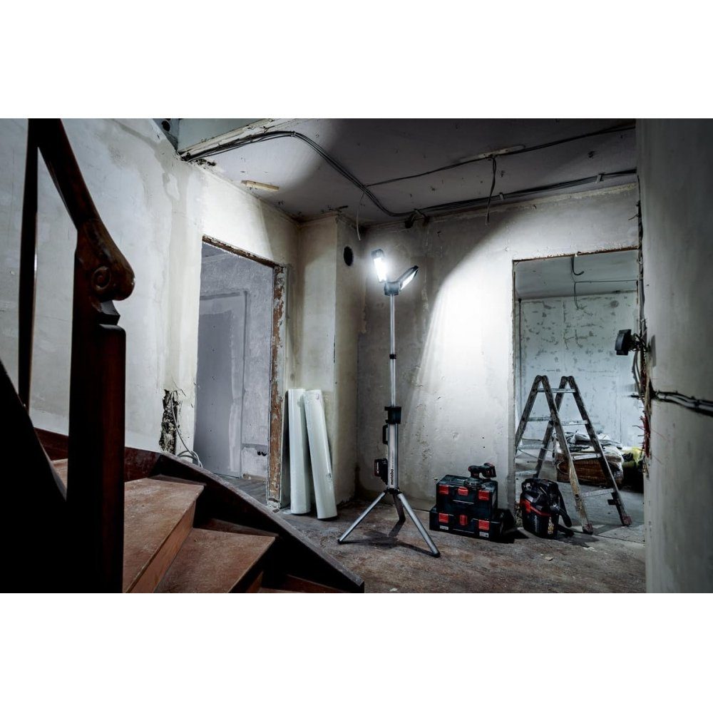 metabo BSA 18 LED 5000 solo construction spotlight - battery-powered construction spotlight - silver/green