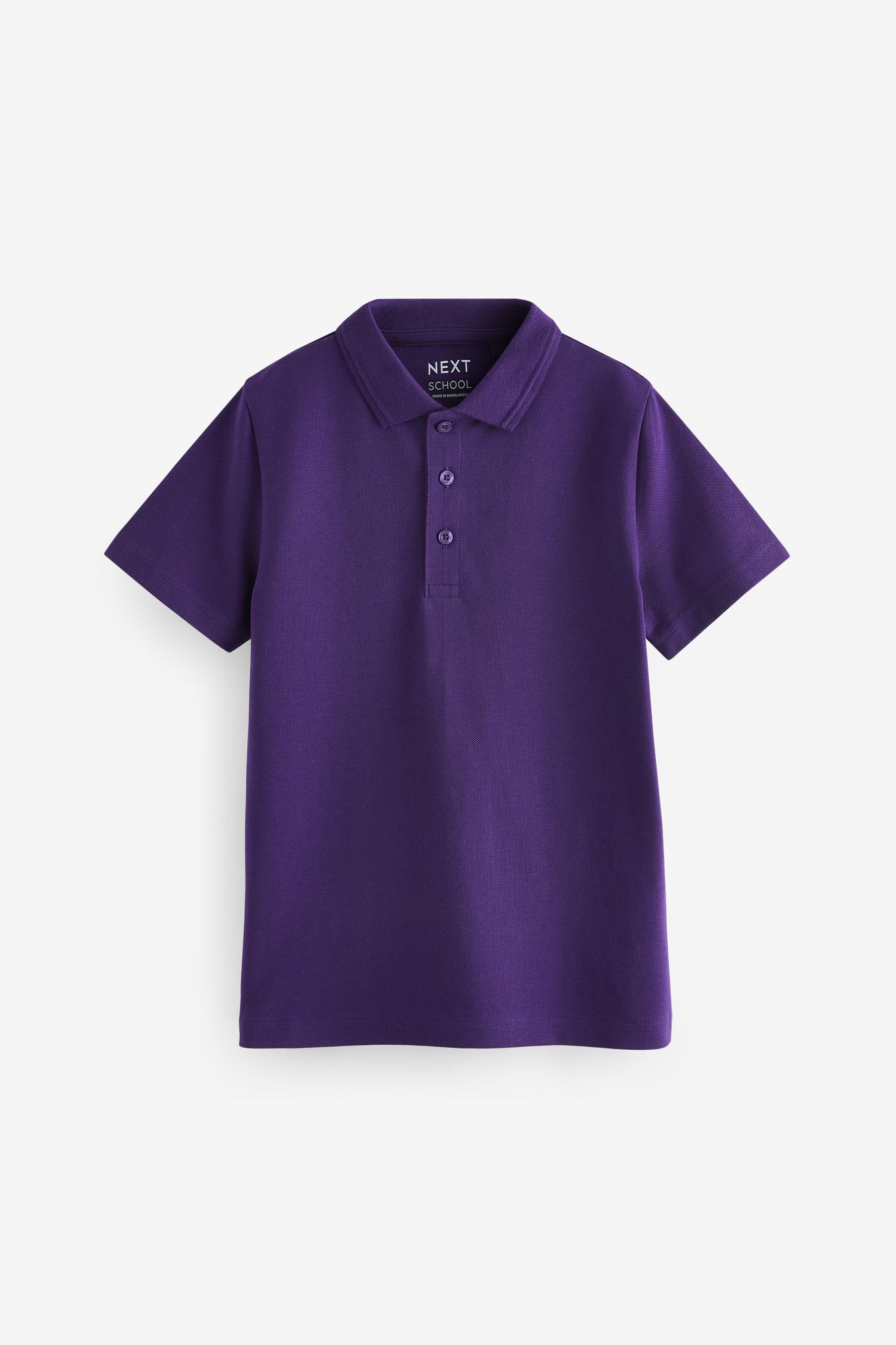 Next Poloshirt Schul-Poloshirts aus Baumwolle im 2er-Pack (2-tlg) – Bild 4 von 4