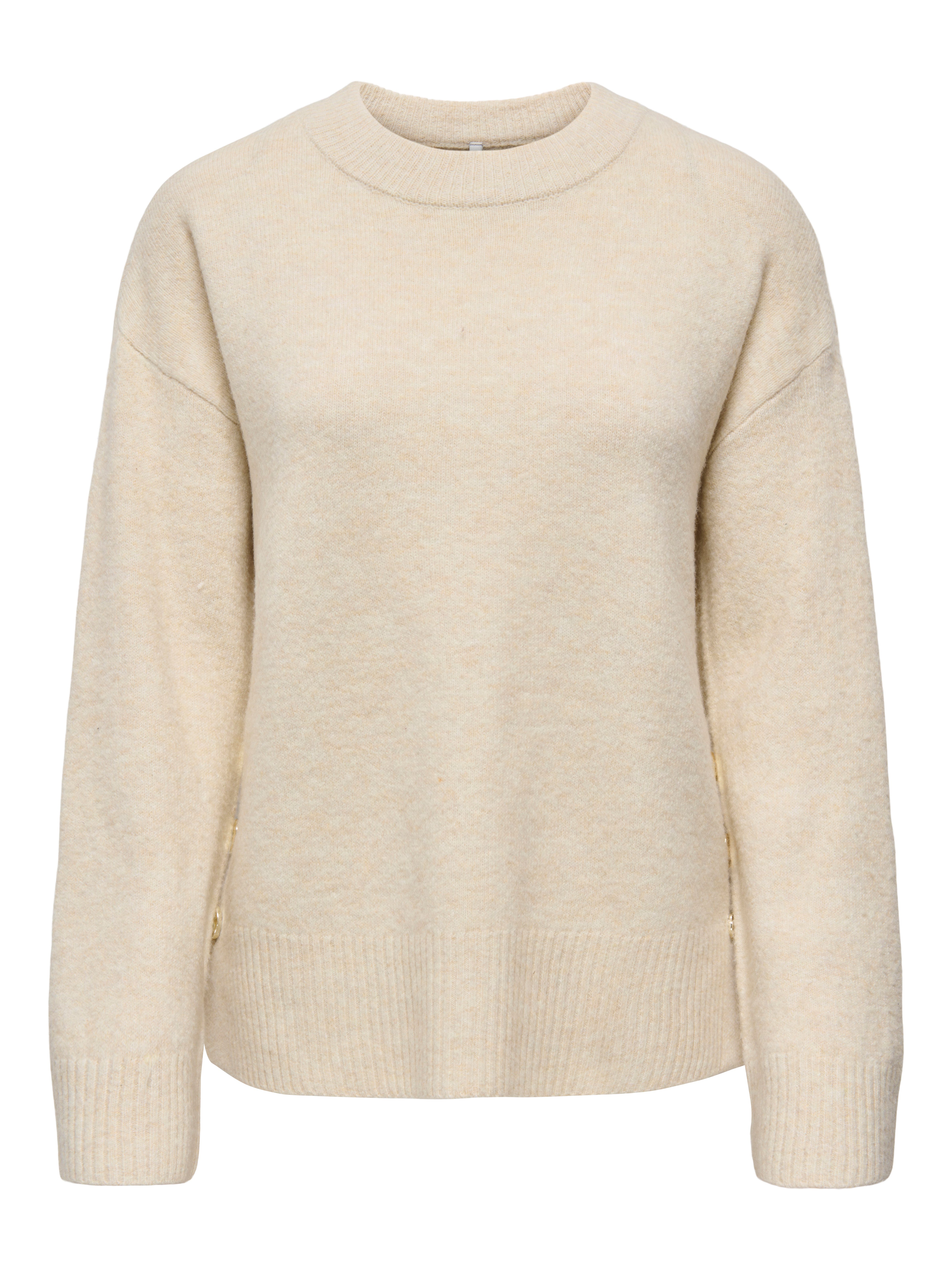 Birch Detail:Melange/Gold Button