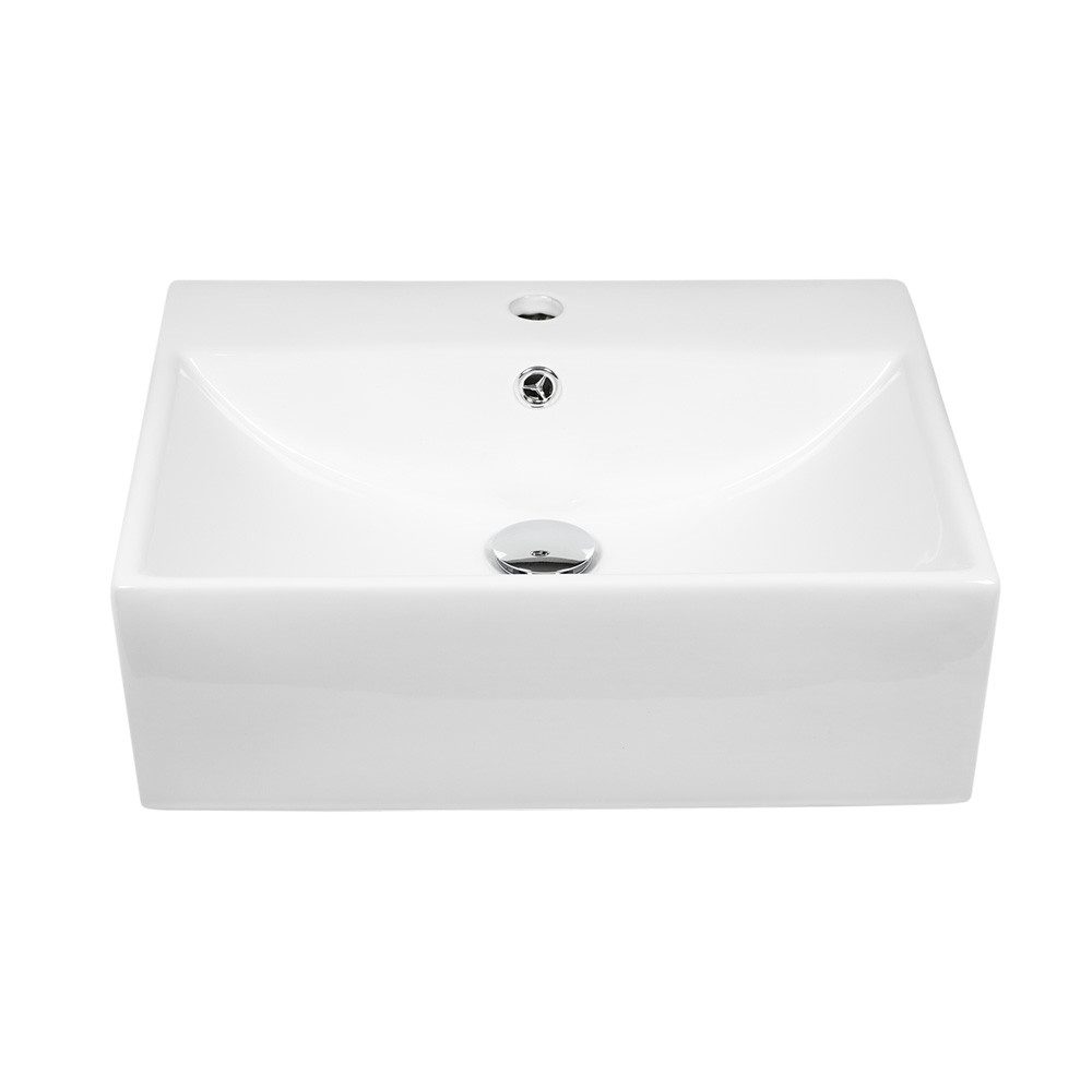 Stabilo Sanitär Waschbecken Keramik Wandhängewaschbecken rechteckig günstig online kaufen