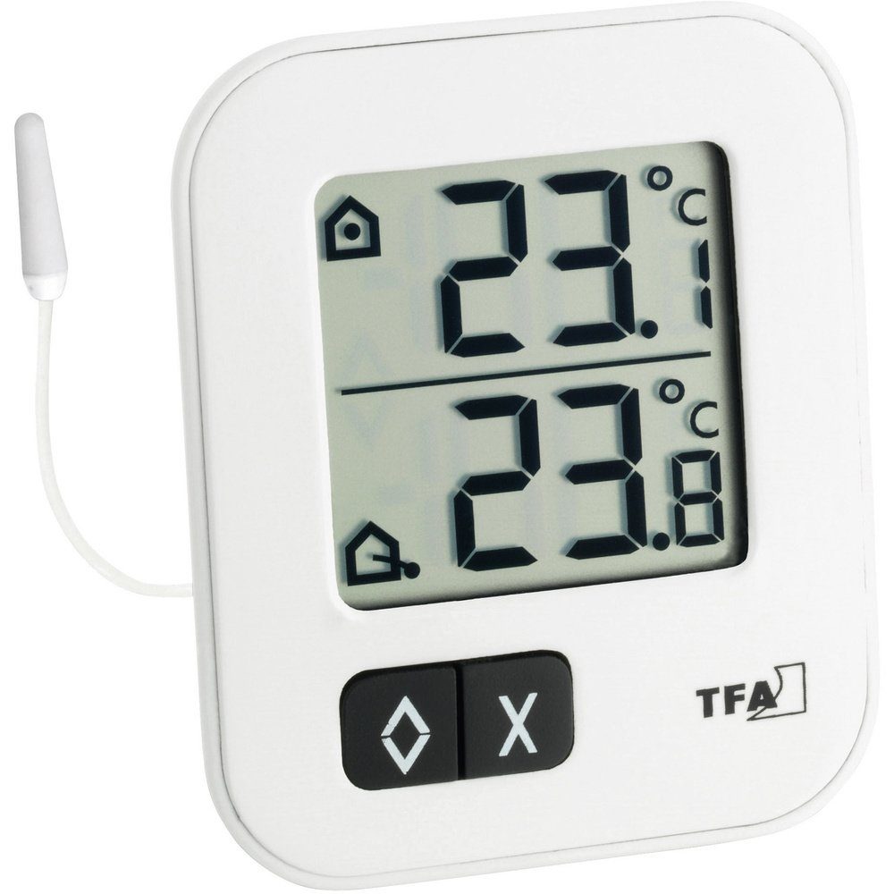 TFA Dostmann Hygrometer TFA Dostmann 30.1043.02 Thermometer Weiß 30.1043.02 – Bild 2 von 2