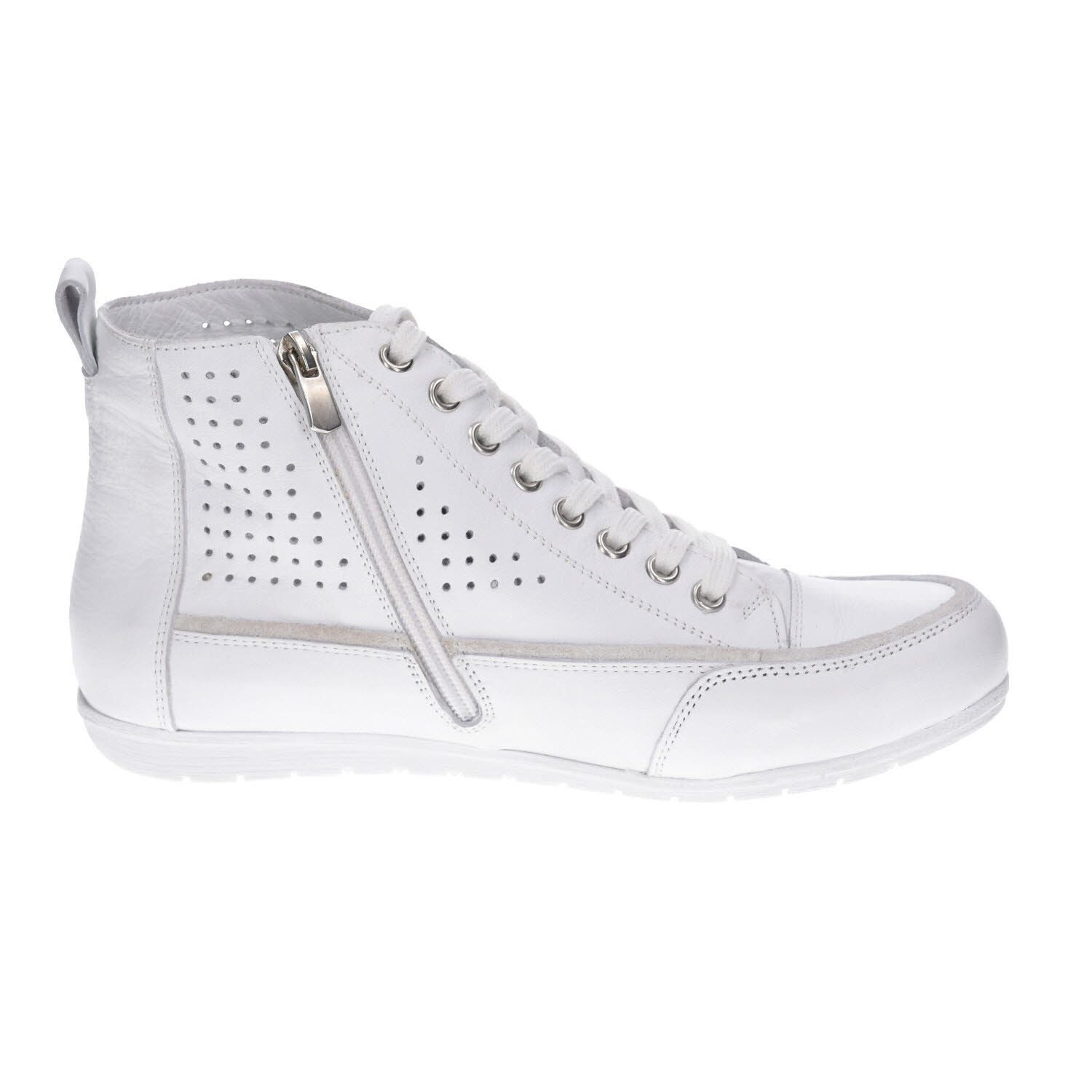 Andrea Conti Sommer Bootie Leder Schnürschuh