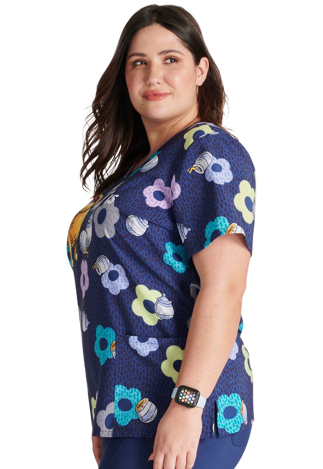 Cherokee Funktionsbluse Bunt bedruckter Damen Kasack "Home and hunny Winnie Puuh " Kasack mit Motiv