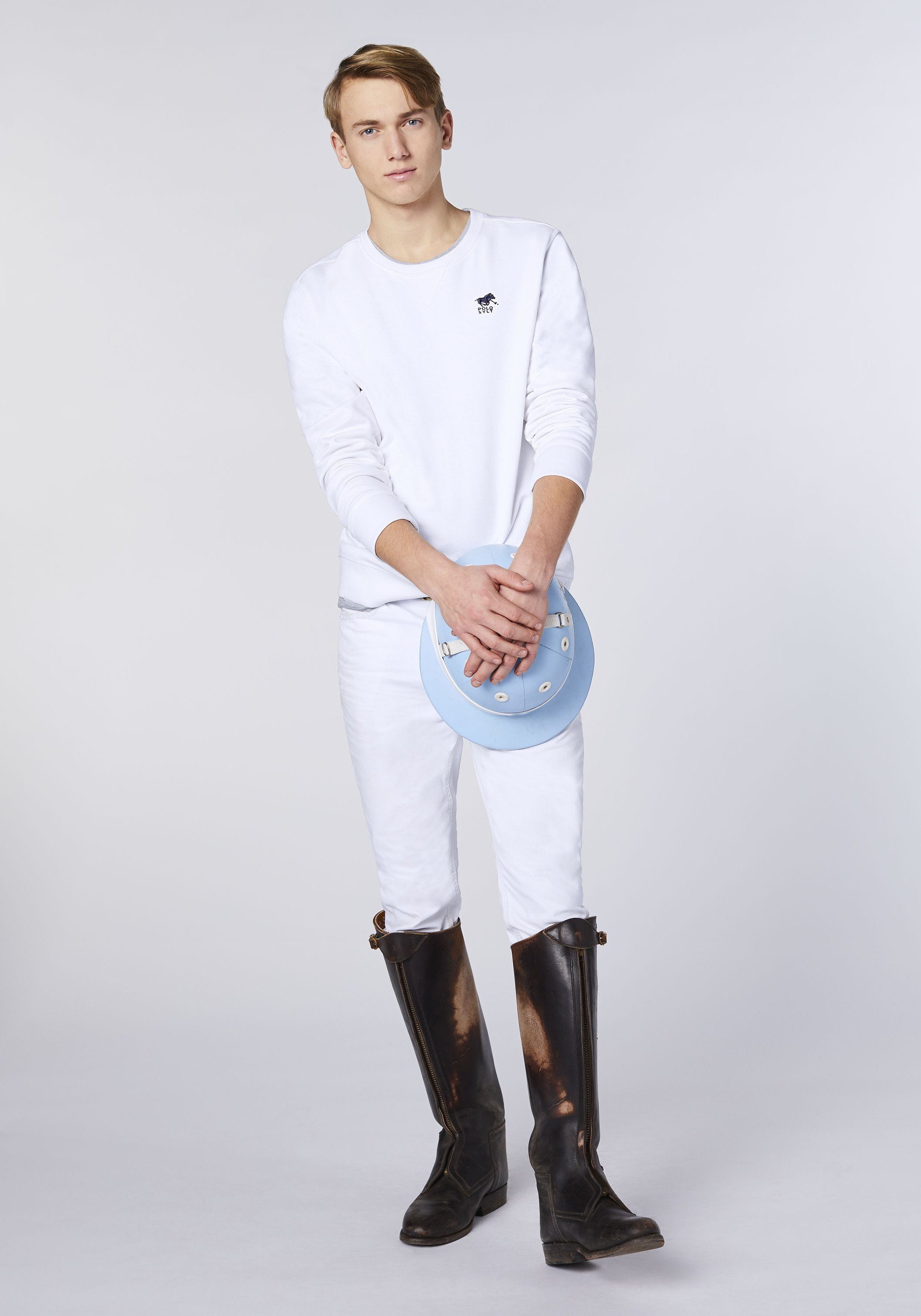 Polo Sylt Sweatshirt mit gesticktem Logo