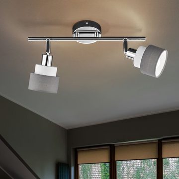 etc-shop LED Deckenspot, Leuchtmittel nicht inklusive, Deckenlampe Deckenstrahler Wohnzimmerleuchte