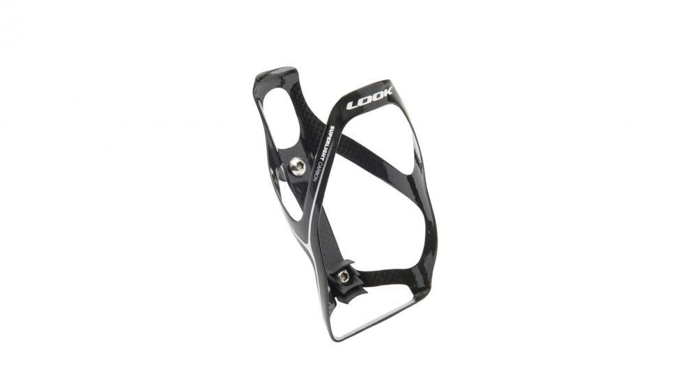 Look Fahrrad-Flaschenhalter LOOK Super Light Carbon-Flaschenhalter schwarz/weiß glänzend