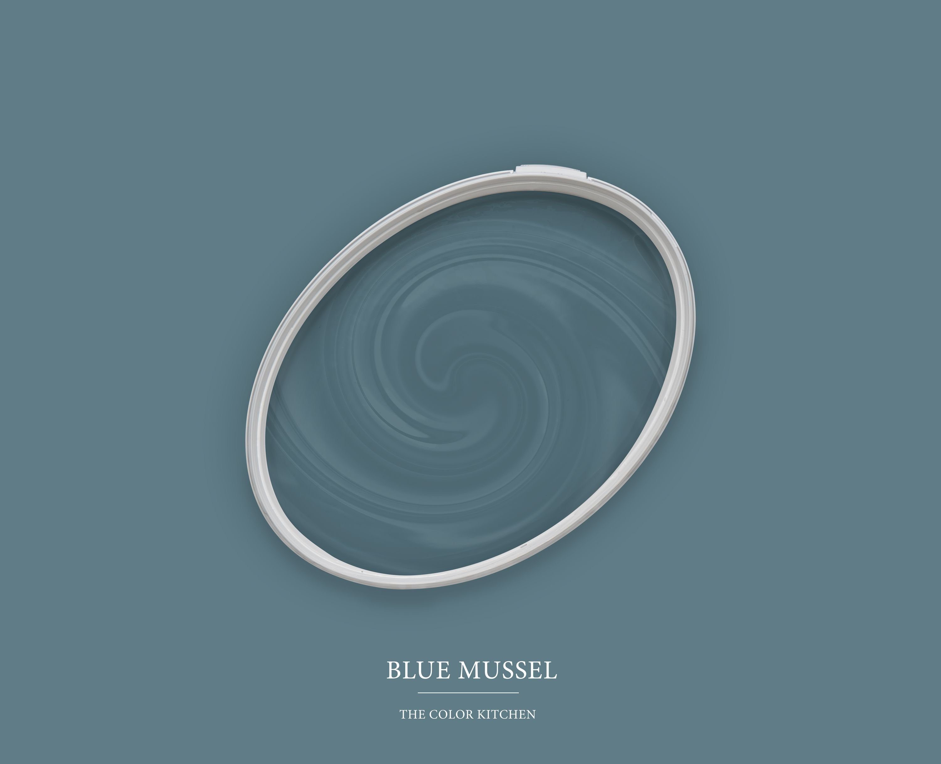 A.S. Création Wandfarbe, Wand- und Deckenfarbe Seidenmatt Innenfarbe 3011 5l Blue Mussel