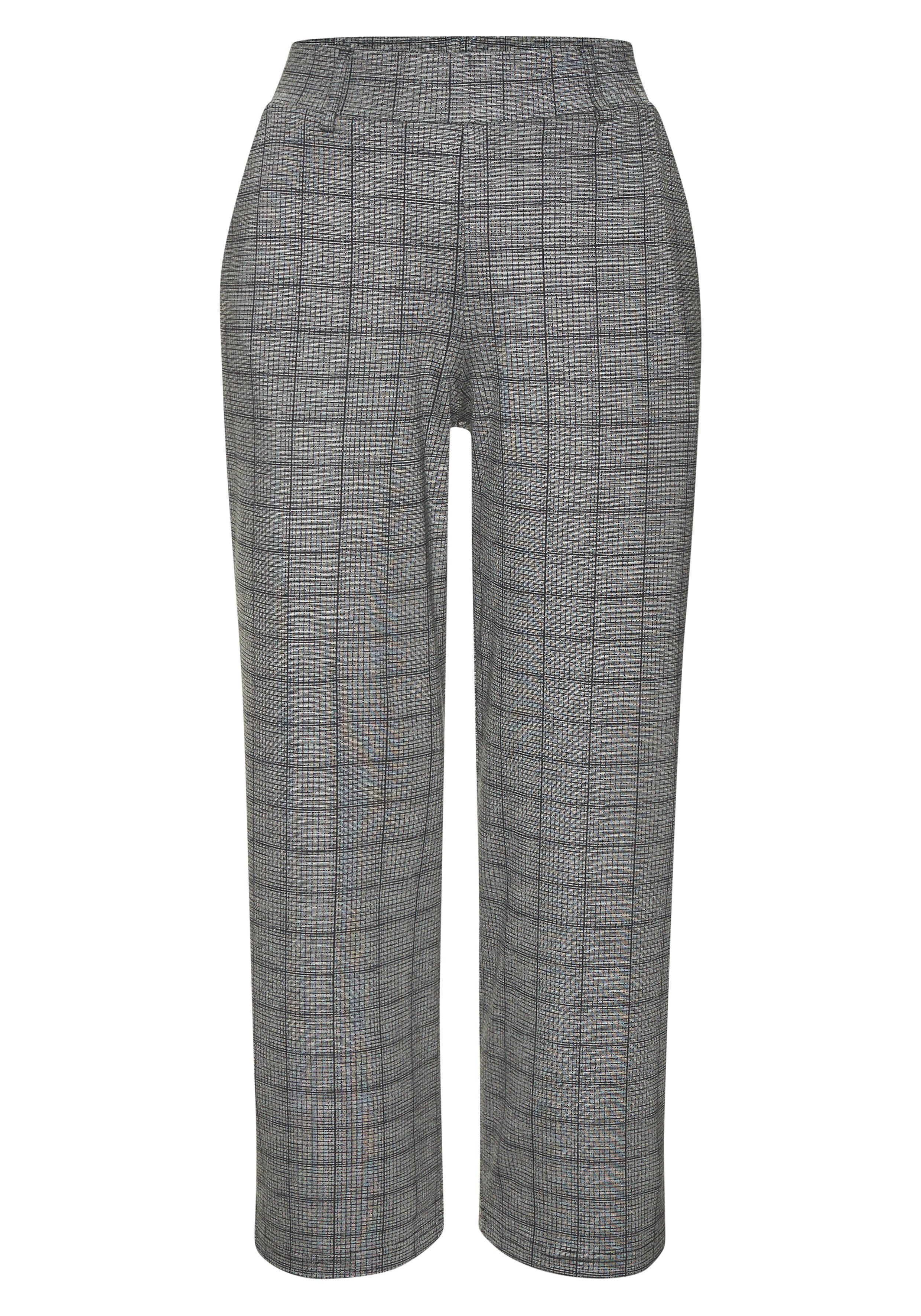 LASCANA Culotte mit Jacquard Strickmuster oder uni schwarz