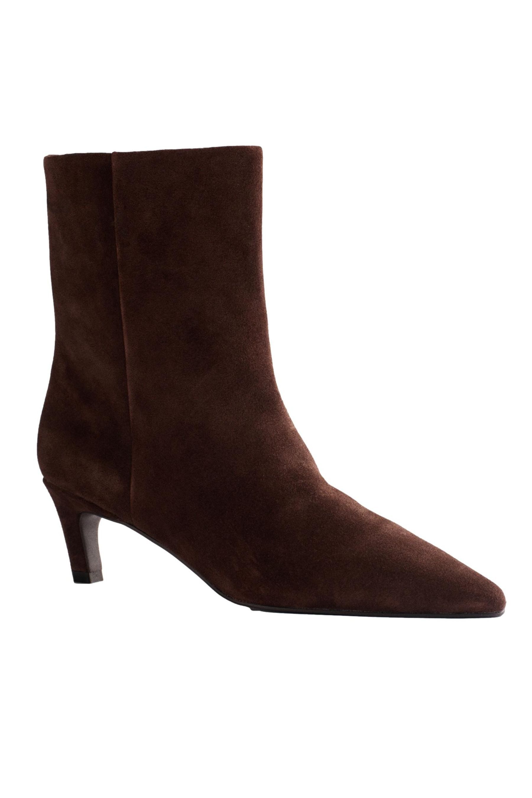 The Set The Set Premium-Stiefeletten, markante Zehenpartie Stiefelette