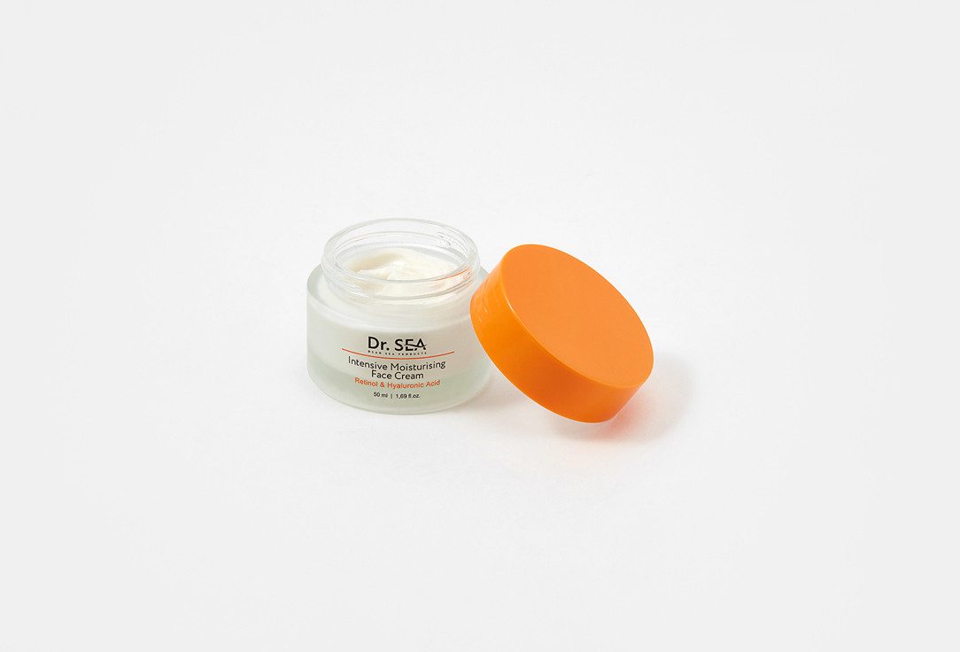 DR. SEA Feuchtigkeitscreme Intensive Feuchtigkeitscreme Hyaluronsäure Retinol, Mit Niacinamid und Traubenkernöl