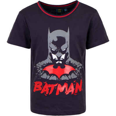 DC Comics T-Shirt Batman Jungen Shirt Gr. 98 bis 128, 100% Baumwolle