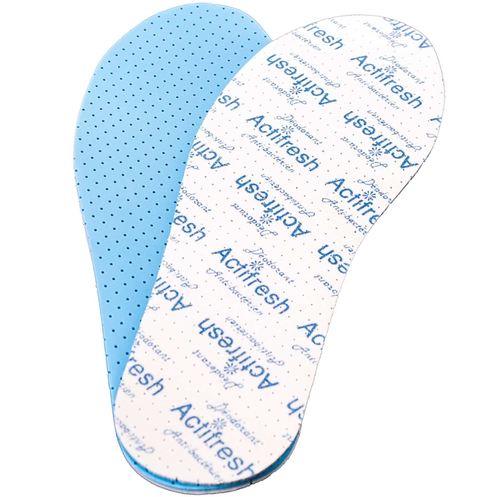 Sohlen24 Frischesohlen Antibakterielle ACTIFRESH Schuheinlagen 8 (Packung, 1 Paar), Universalgröße