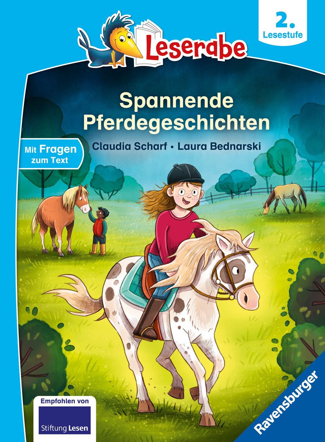 Leserabe 2. Lesestufe - Spannende Pferdegeschichten / Claudia Scharf