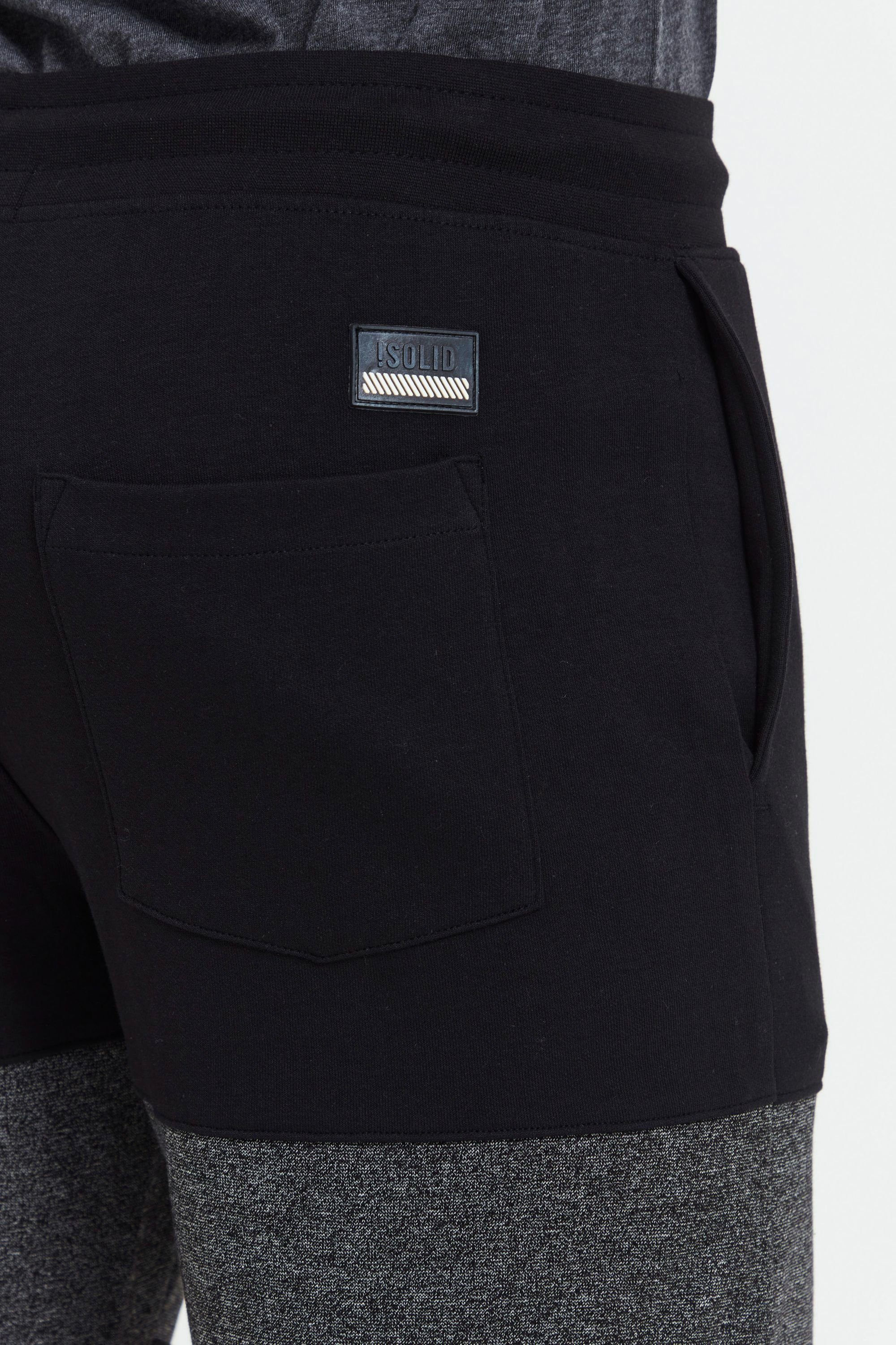 Shorts Black Colorblock (194007) Sweatshorts SDMekir !Solid Sweat