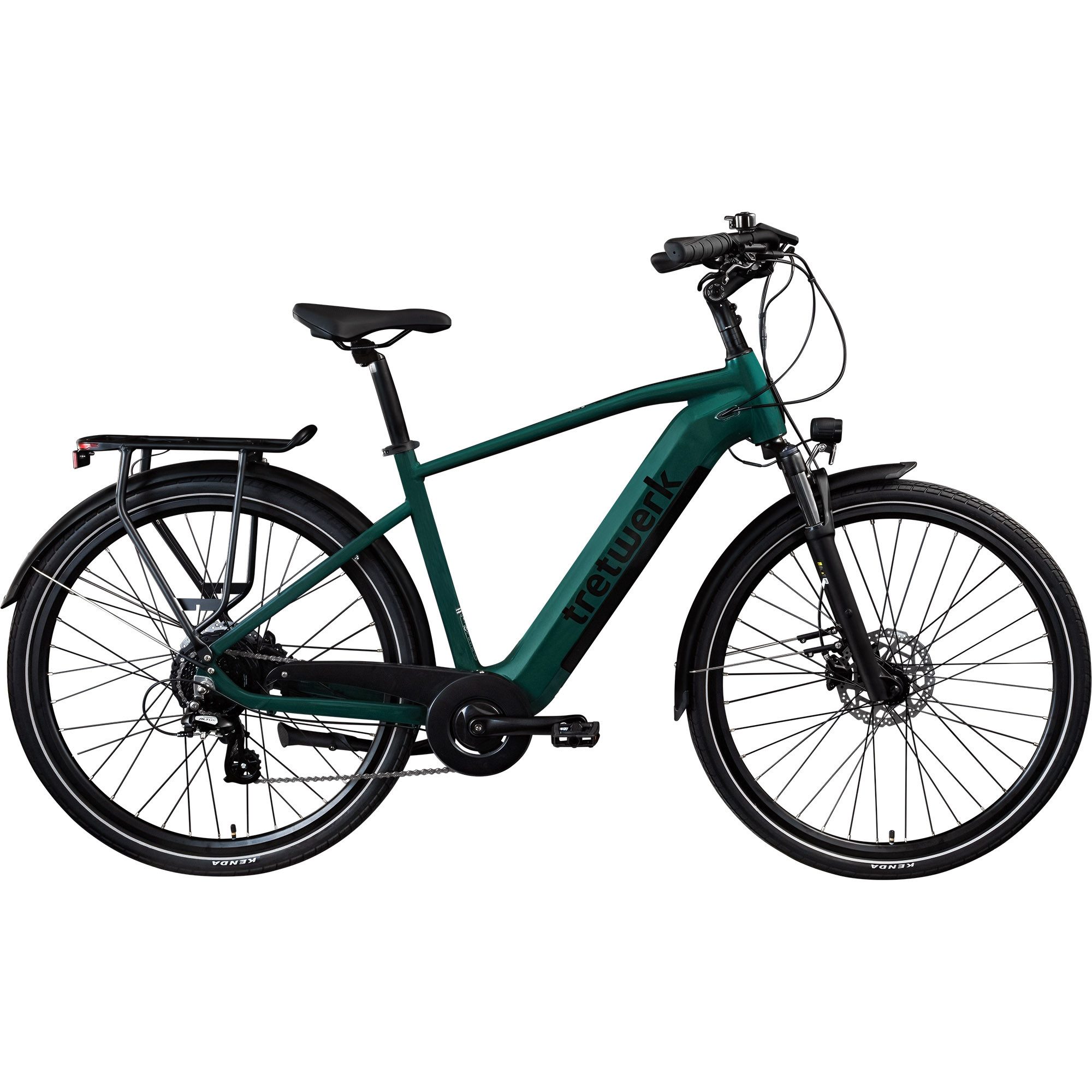 Tretwerk E-Bike Trekkingrad Onyx, 8 Gang Shimano Altus M310 Schaltwerk, Kettenschaltung, Heckmotor, 540 Wh