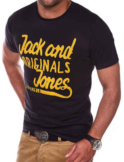 Jack & Jones T-Shirt JJJORCOCOSTEE Herren mit Print O-Neck