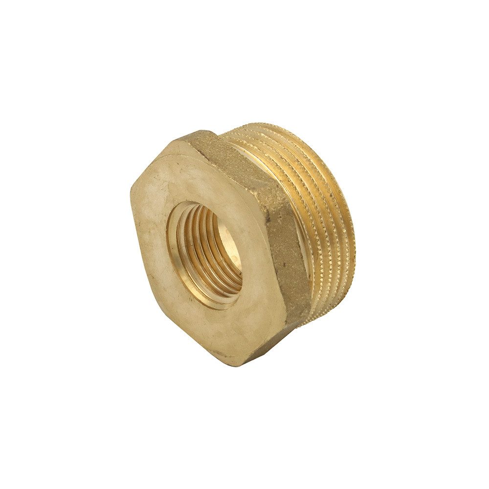 Gewindefitting Messing Reduzierstück 1/2" IG auf 1 1/4" AG Reduzierung Redstück