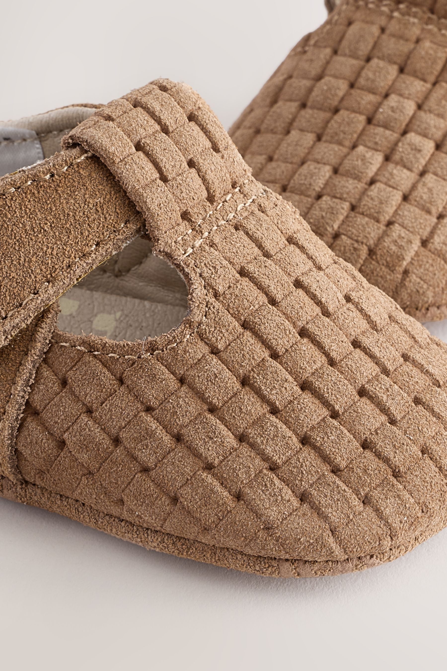 Next Baby Kinderwagenschuhe aus Leder mit T-Steg Babystiefel (1-tlg)