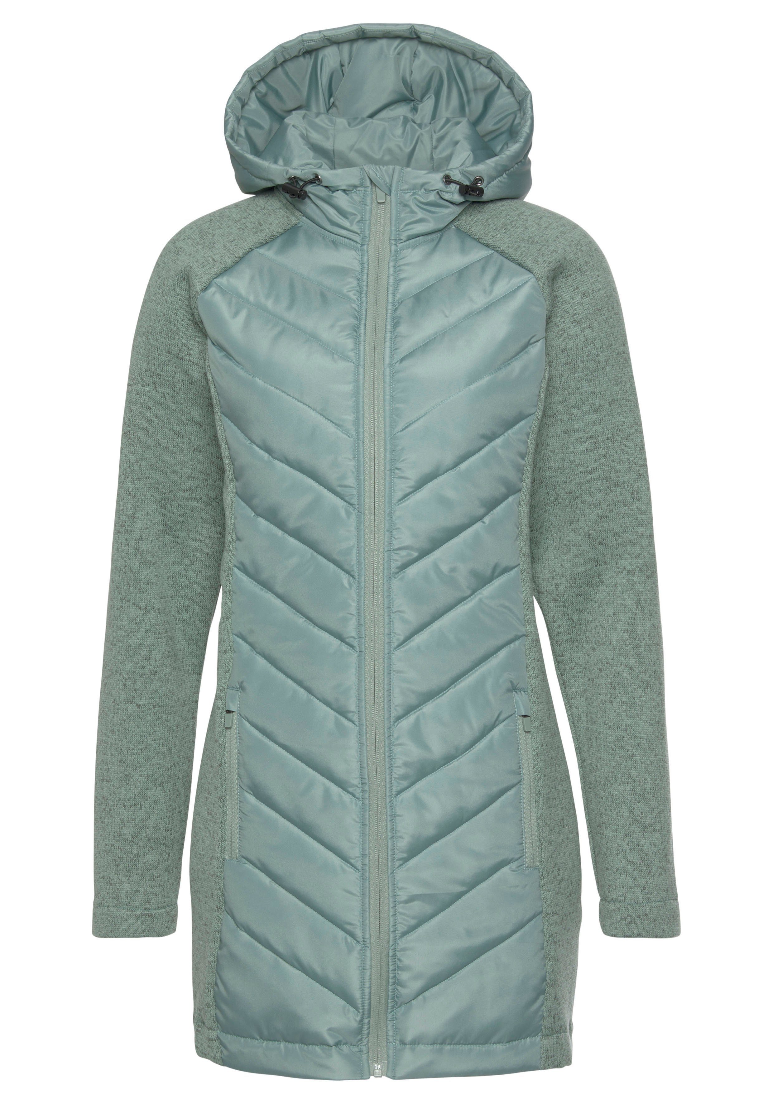 Vivance Steppjacke mit Strickfleece-Ärmeln. Reduzierter Preis € 59,99. Unverbindliche Preisempfehlung € 109,99
