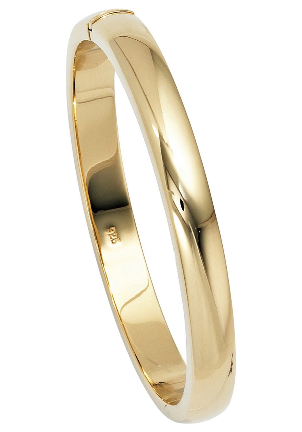 JOBO Armreif, oval 925 Silber vergoldet günstig online kaufen