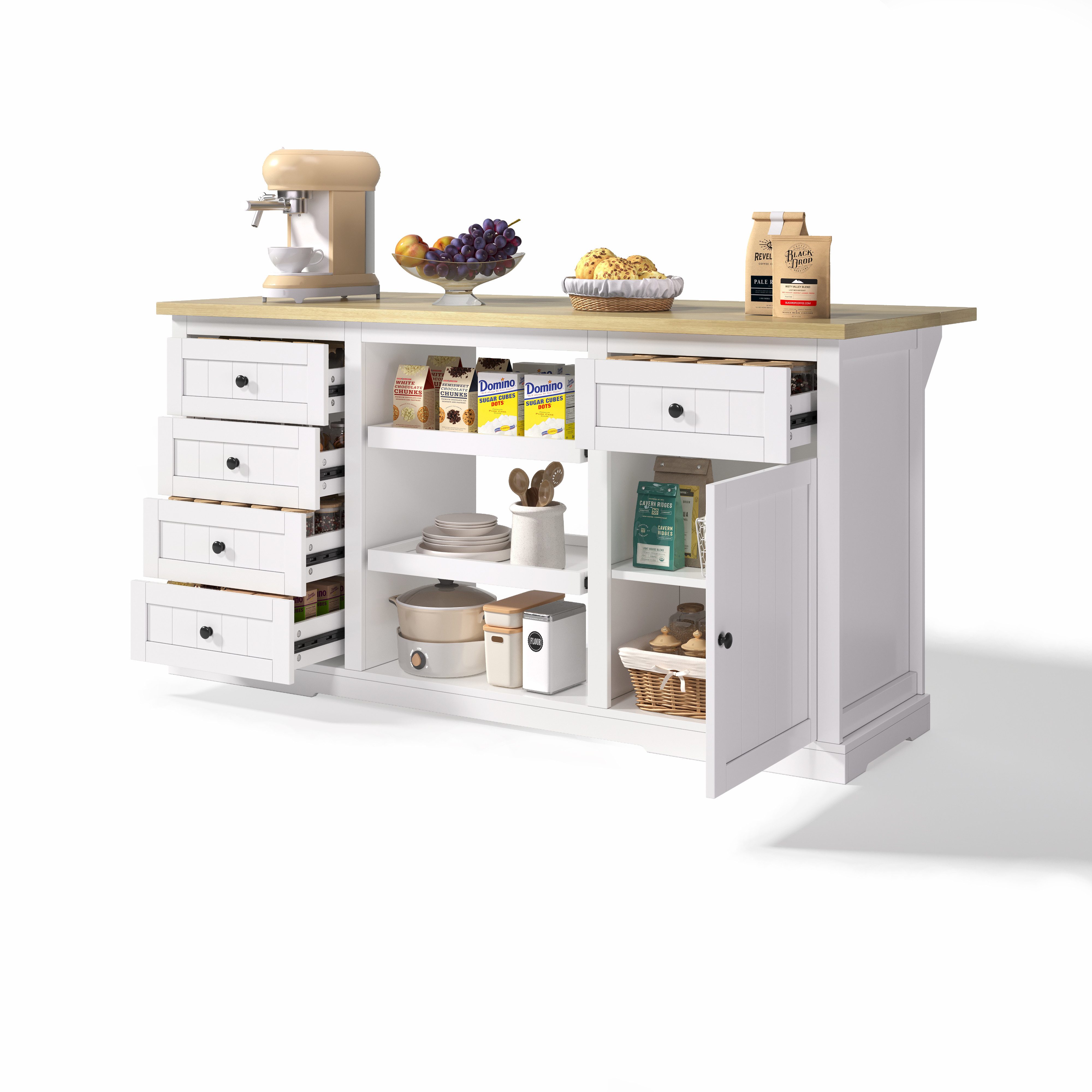 REDOM Sideboard Multifunktionales Küchenbuffet,Kommode (Elegantes Buffet-Si günstig online kaufen