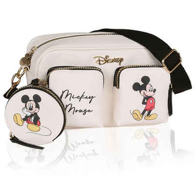 Sarcia.eu Handtasche Mickey Mouse DISNEY ecru Tasche + Beutel, Riemen verstellbar 23x15x8cm