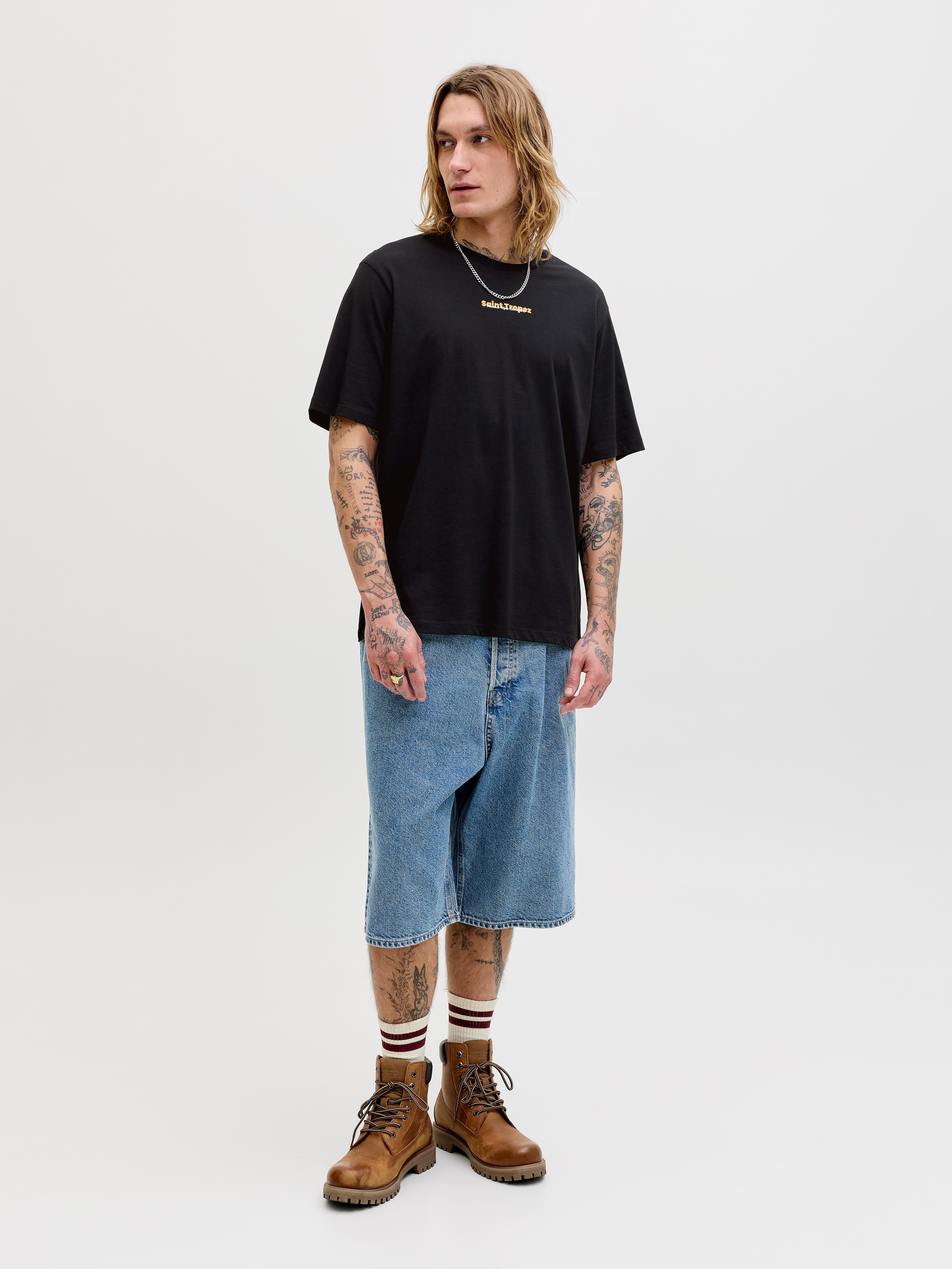 Jack & Jones Rundhalsshirt JJCITY PHOTOPRINT TEE SS CREW NECK Baumwolle, relaxed fit