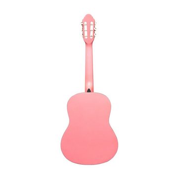 Stagg Konzertgitarre C430 M PK 3/4 Kindergitarre Konzertgitarre pink matt klassische Git...