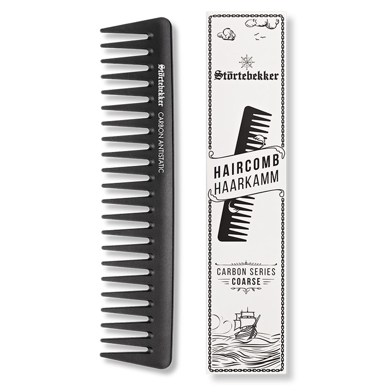 Störtebekker Haarpomade 'Torreto Series' - Ölbasiert - Probierset, mit 4 herrlichen Düften plus Styling-Kamm