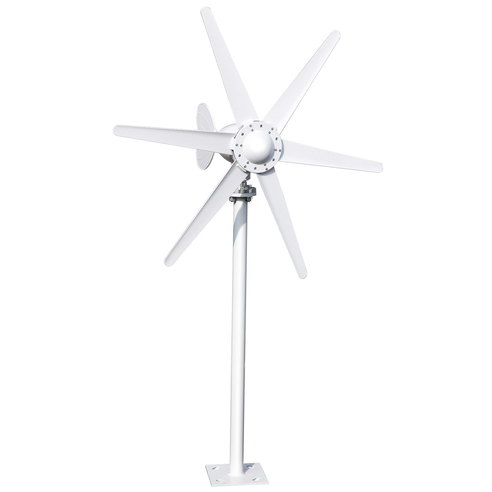 Rutaqian Windgenerator Windgenerator 800W, Windkraftanlage 12V 24V Windturbine mit 6 Blättern, 800 W, Stromerzeuge Kleinwindkraftanlage für Zuhause Garten Wohnmobil